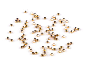 Premium 3mm Stainless Steel Round Spacer Beads - High-Mirror Shine Metal Beads