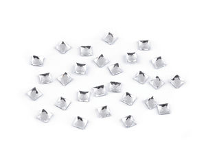 Premium Crystal Hotfix Rhinestones – Precision Square Cut 4x4mm Flat-Back Iron-On Crystals