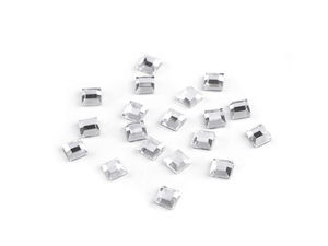 Premium Crystal Square HotFix Rhinestones - Straight Cut Iron-On Crystals (4x4mm)