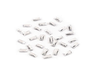 Premium Crystal Hotfix Rectangular Rhinestones - 3x7 mm Flat-Back Iron-On Crystals for Clothing, Dancewear, and Accessories