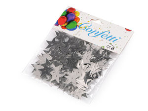 Metallic Star Confetti and Sequins for Crafts, Parties, and Table Decorations