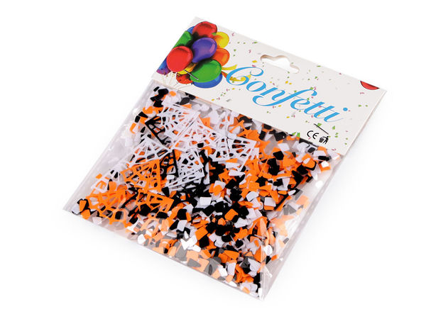 Premium Halloween Confetti & Sequin Set - Spooky Pumpkin, Bat, Spider & Cobweb Shapes for Party Table Decor, DIY Crafts & Scrapbooking