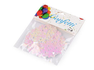 Iridescent Snowflake Confetti – Premium Shimmering Party Sequins for Holiday Decor, Table Scatter & DIY Crafts