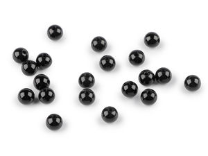 Premium Synthetic Onyx Mineral Beads - 4mm Round Gemstone Beads for Jewelry Making, Macrame, and Wire Wrapping