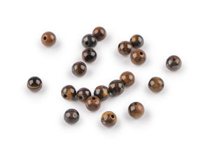 Premium Natural Tiger's Eye Gemstone Beads - 4mm Round Mineral Component for Jewelry Making
