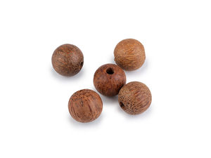 Natural Coconut Shell Beads, 20mm Eco-Friendly Round Wooden Beads for Jewelry Making and DIY Crafts