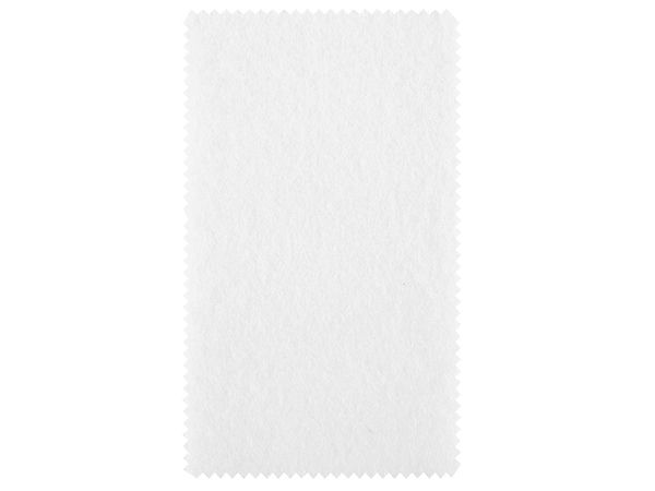 Premium Ronofix Iron-On Interlining - White, 100+18 g/m², 80cm Width, Single-Sided Adhesive Nonwoven Fabric