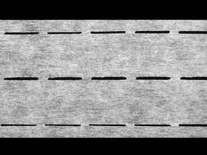 Triple-Slotted Fusible Waistband Interfacing (10-35-35-10 mm) - Iron-on Stabilizer Tape for Belts, Cuffs, and Crafts