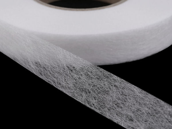 Premium Fusible Bonding Web Tape (20mm Width, White) – No-Sew Iron-On Hemming Tape for Clothing, Curtains, and Fabric Crafts