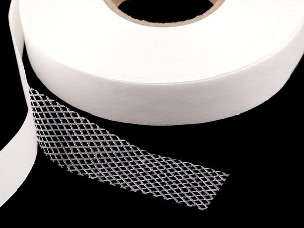 Premium Iron-On Fusible Hem Tape (20mm) - No-Sew Fabric Adhesive Web for Alterations, Clothing, and Curtains (Transparent)