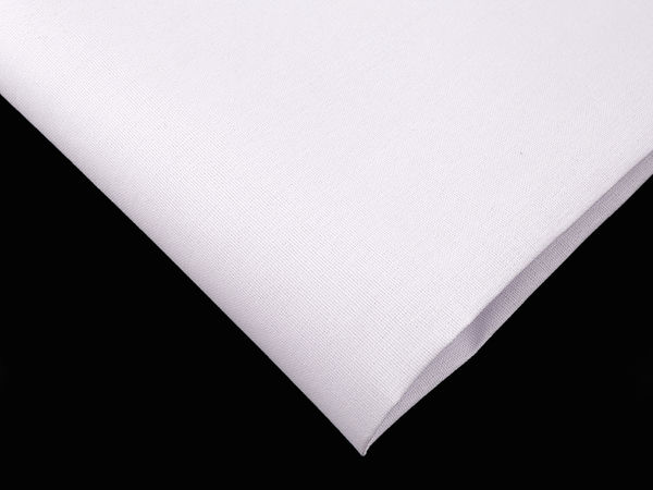 Heavy-Duty Cotton Iron-On Reinforcement Fabric for Bags, Handbags & Collars - White