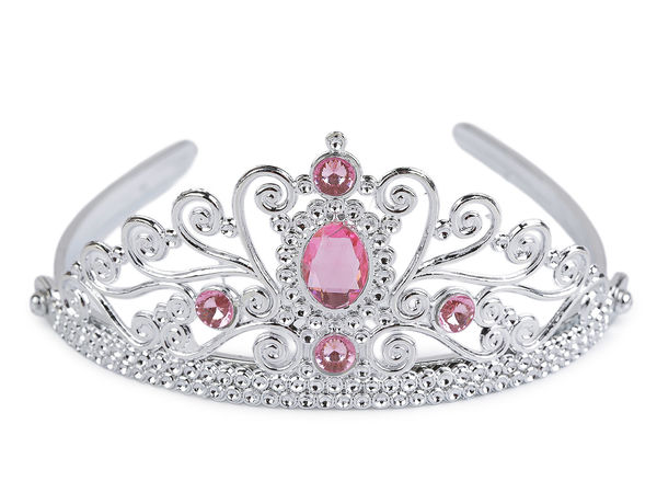 Princess Crown Headband for Girls - Sparkling Tiara Hair Band for Birthdays, Costumes, and Parties