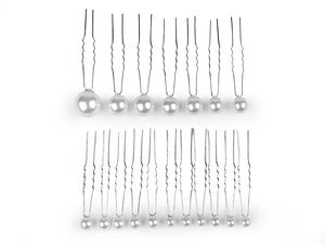 Elegant Multi-Size Pearl Hairpin Set - Premium Decorative Hair Pins for Weddings, Bridal Updos, and Special Occasions