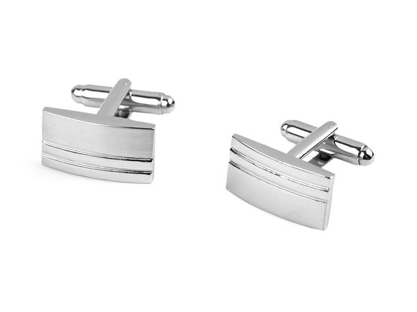 Elegant Classic Metal Cufflinks with Premium Gift Box - Dress Shirt & Suit Accessories for Men