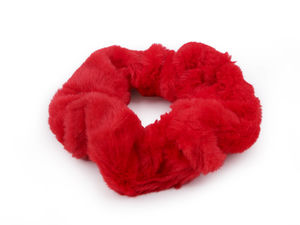 Premium Minky Plush Hair Scrunchie - Ultra-Soft Elastic Hair Tie & Styling Accessory