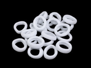 Gentle Mini Elastic Hair Ties - Flexible & Damage-Free Small Hair Bands for Kids, Toddlers, and Fine Hair Styling
