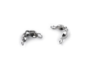 Premium Stainless Steel Bead Tips 6mm - Professional Jewelry Cord End Caps