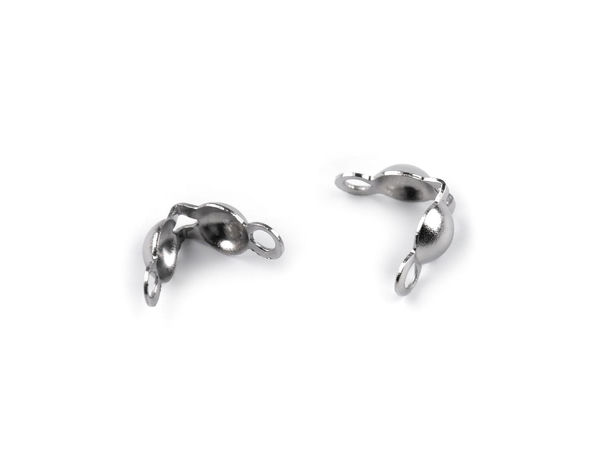 Premium Stainless Steel Bead Tips 6mm - Professional Jewelry Cord End Caps