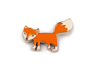 Enamel Animal Brooch Pin - Premium Metal Lapel Badge for Clothing, Backpacks and Accessories