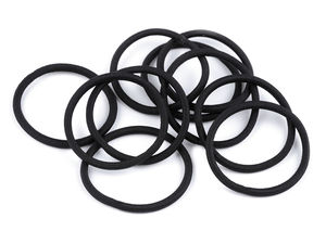 Premium Elastic Hair Ties (10-Pack) – Durable, Damage-Free Strong Hold Hair Bands for Coarse and Fine Hair