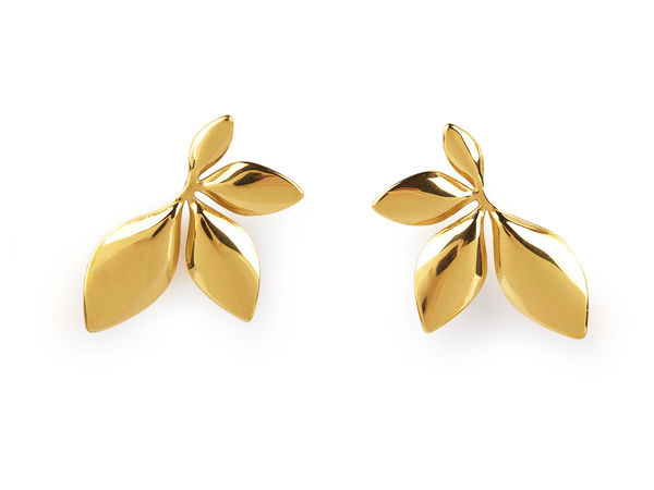 Elegant Stainless Steel Flower Stud Earrings | Large Statement Floral Studs for Everyday & Special Occasions