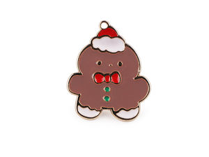 Festive Enamel Christmas Brooch and Holiday Character Pin Collection