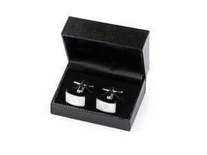 Premium Mother of Pearl Cufflinks - Elegant Men's Cufflink Set in Gift Box