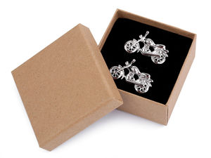 Premium Novelty Metal Cufflinks with Gift Box - Elegant Men's Fashion Suit Accessories