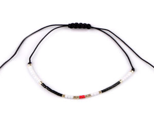 Adjustable Seed Bead Shamballa Bracelets - Set of 12 Multi-Color Stackable Wristbands