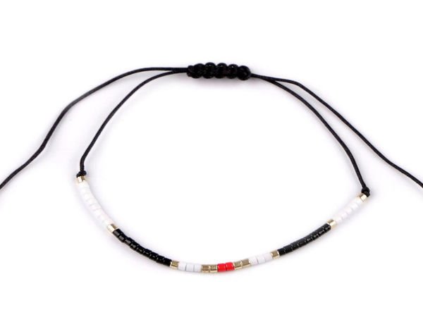 Adjustable Seed Bead Shamballa Bracelets - Set of 12 Multi-Color Stackable Wristbands