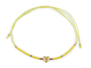 Premium Heart Shamballa Bracelet with Gold Accent & Seed Beads – Adjustable Universal Fit Fashion Jewelry