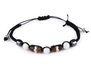 Unisex Shamballa Macramé Bracelet - Adjustable Beaded Meditation & Balance Jewelry