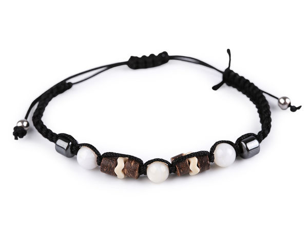 Unisex Shamballa Macramé Bracelet - Adjustable Beaded Meditation & Balance Jewelry