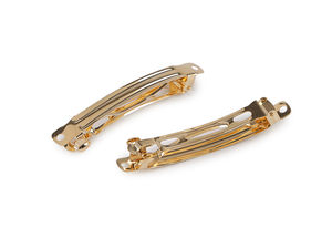 Premium Gold French Hair Clip (8x69 mm) for DIY Jewellery & Hair Accessories