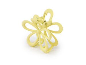 Elegant Matte Metallic Flower Hair Claw Clip | Mini Floral Hair Accessory for Women