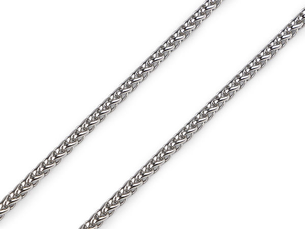 Premium Unisex Stainless Steel Round Intertwined Link Chain Necklace