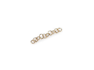 Gold Stainless Steel Closed-Chain Jump Rings - 3mm, 4mm, 5mm Openable Connecting Rings for Jewelry Making (10 pcs)
