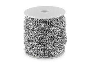 Premium 2.4mm Metal Ball Chain - Versatile Haberdashery & Tagging Loop
