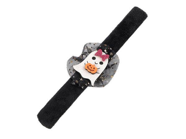 Halloween Slap Bracelets - Premium Self-Winding Snap Bands for Kids & Adults (Skull, Pumpkin & Witch Designs)