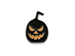 Premium Enamel Pumpkin Halloween Brooch Pin Badge