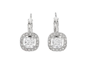 Stainless Steel Cubic Zirconia Drop Earrings - 1 & 2 Crystal Styles