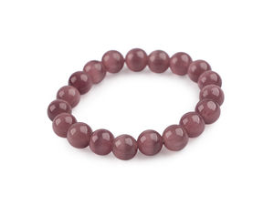 Premium Beaded Elastic Bracelet | Elegant Mineral, Glass & Synthetic Beads