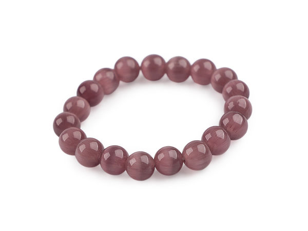 Premium Beaded Elastic Bracelet | Elegant Mineral, Glass & Synthetic Beads
