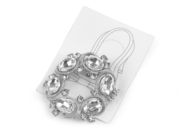 Elegant Rhinestone Shoe Clips and Brooch - Detachable Crystal Embellishment for Heels, Flats, Bags and Clothes