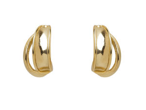 Elegant Stainless Steel Stud Earrings - Classic High-Shine Mirror Polish Studs with Secure Metal Backs