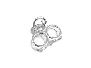 Premium Mini Metal Hair Claw Clips - Butterfly & Classic Designs with Strong Grip, High-Shine Hair Accessories