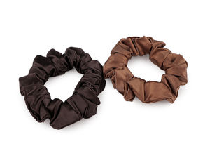 Elegant Satin Hair Scrunchie - Gentle Elastic Hair Band and Ponytail Holder for Everyday and Festive Hairstyles