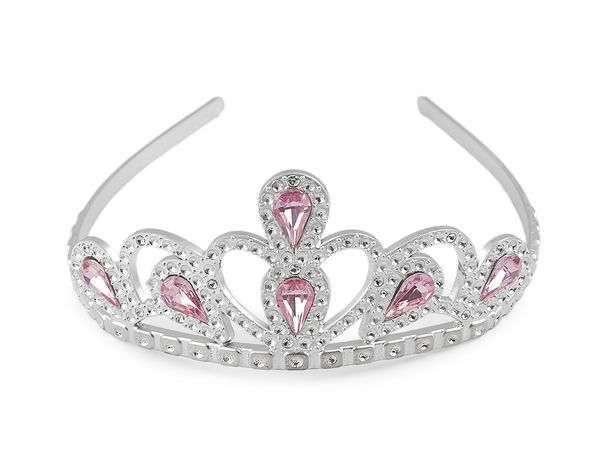 Sparkling Princess Crown Headband for Kids - Royal Tiara Hair Accessory for Birthdays, Carnivals, and Party Celebrations