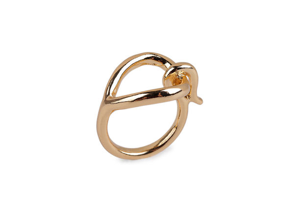 Premium Metal Scarf Clip Buckle - Elegant Decorative Slide Ring for Scarves and Shawls