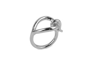 Premium Metal Scarf Clip Buckle - Elegant Decorative Slide Ring for Scarves and Shawls